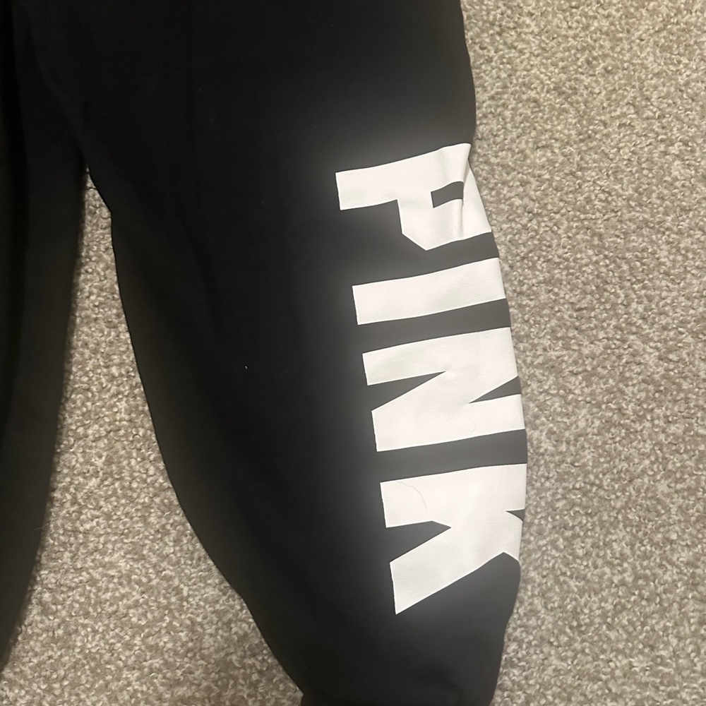 PINK Victoria's Secret Black Lounge Pants